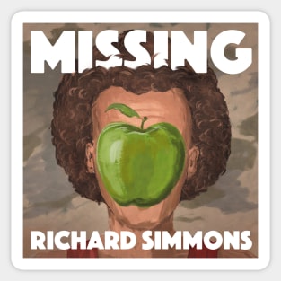 Missing Richard Simmons Sticker